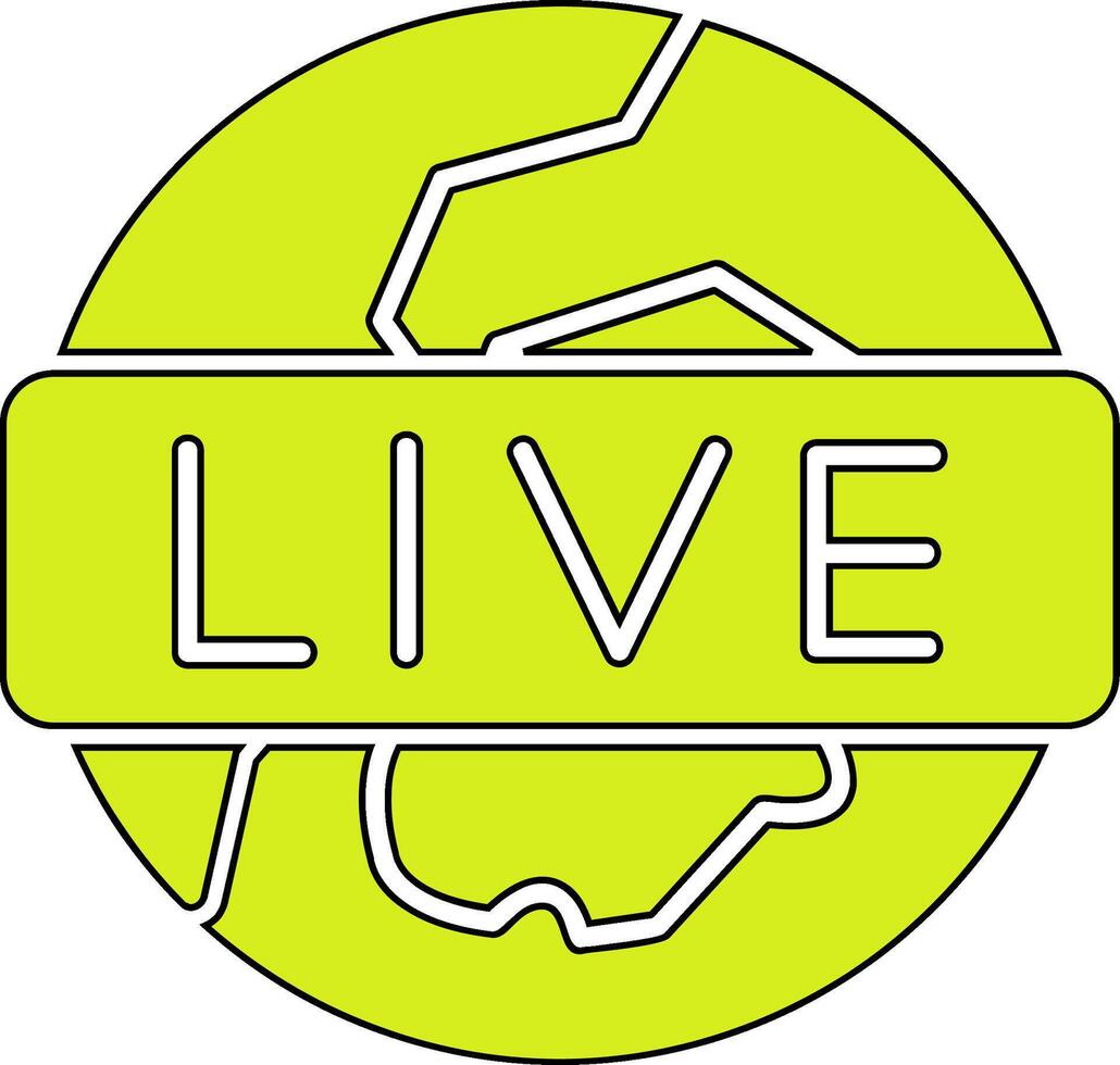 Live Broadcast Vector Icon