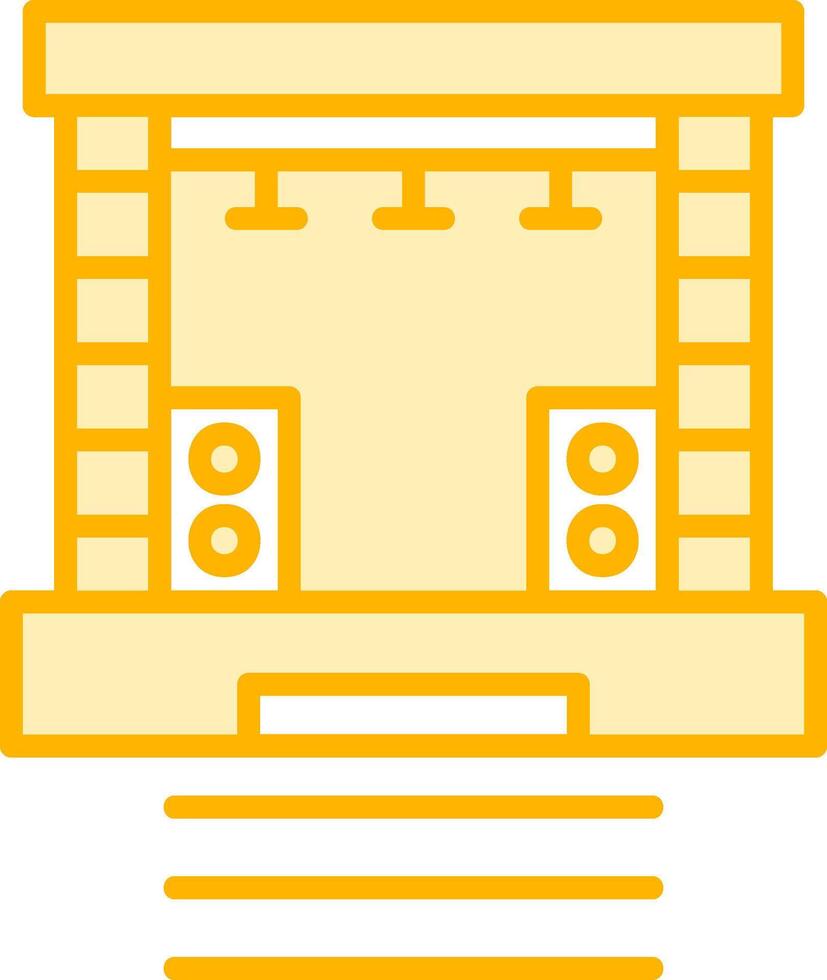 Stage Vector Icon