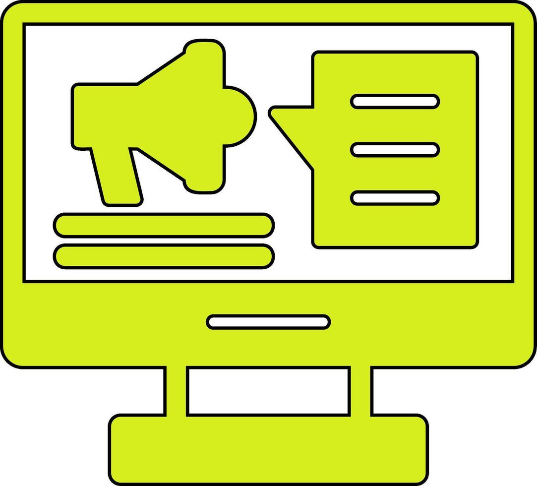 Digital Campaign Vector Icon