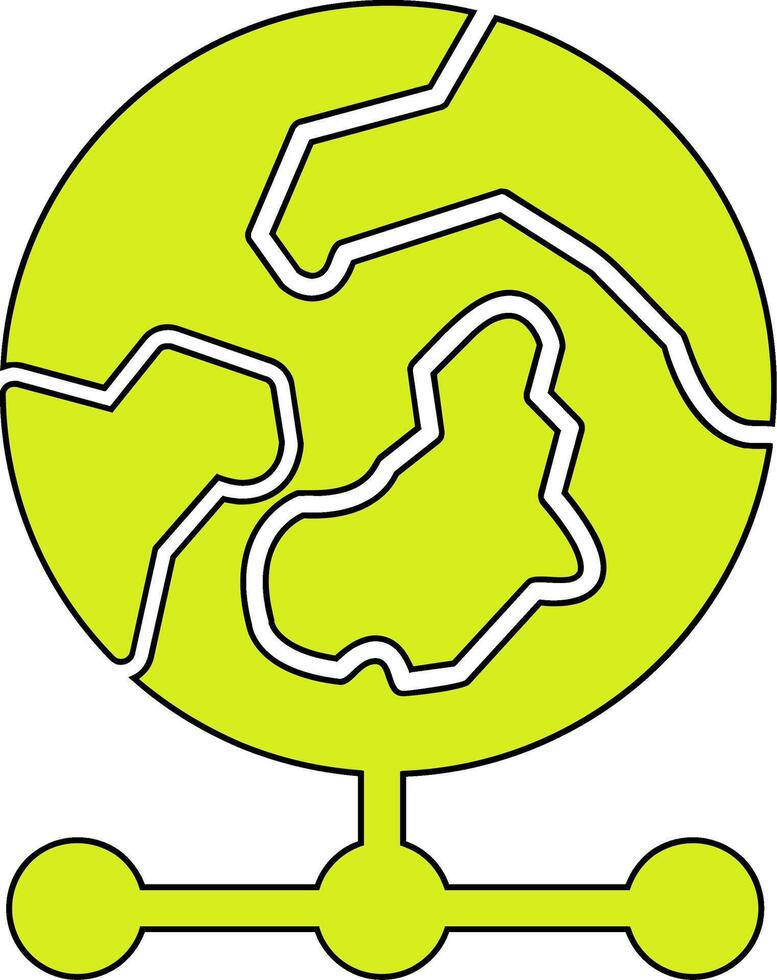 World Grid Vector Icon