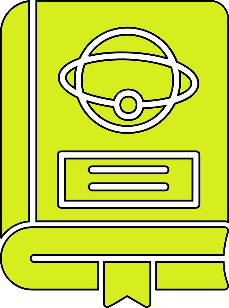 Astronomy Book Vector Icon