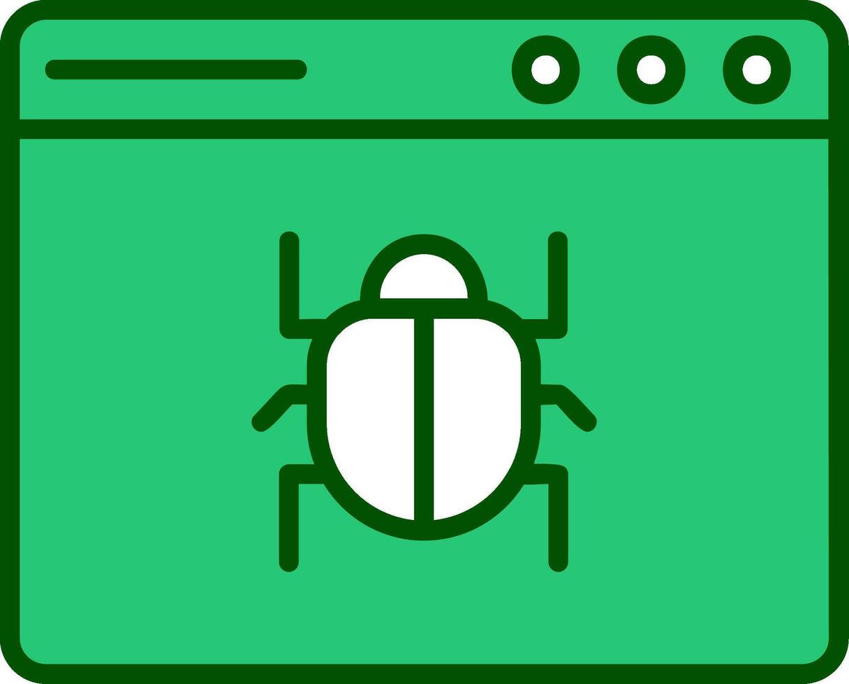 Web Bug Vector Icon