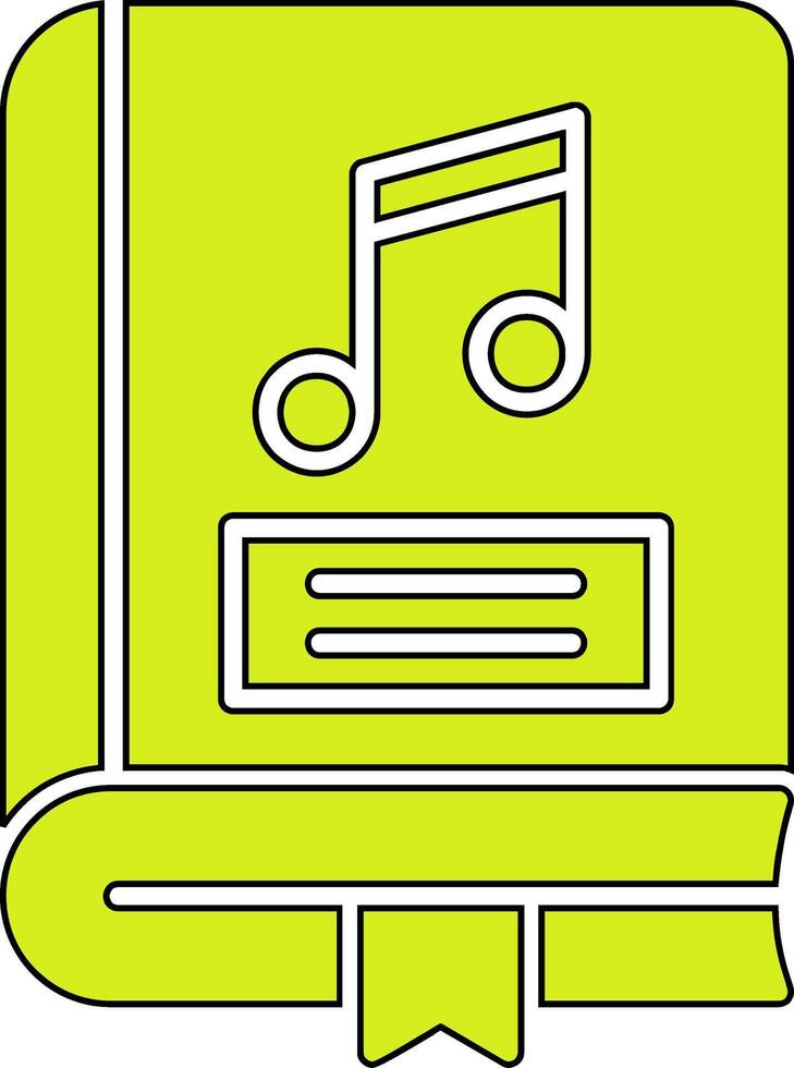 Music Book Vector Icon