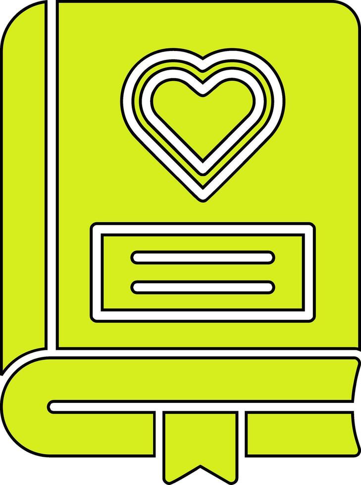 Romance Book Vector Icon