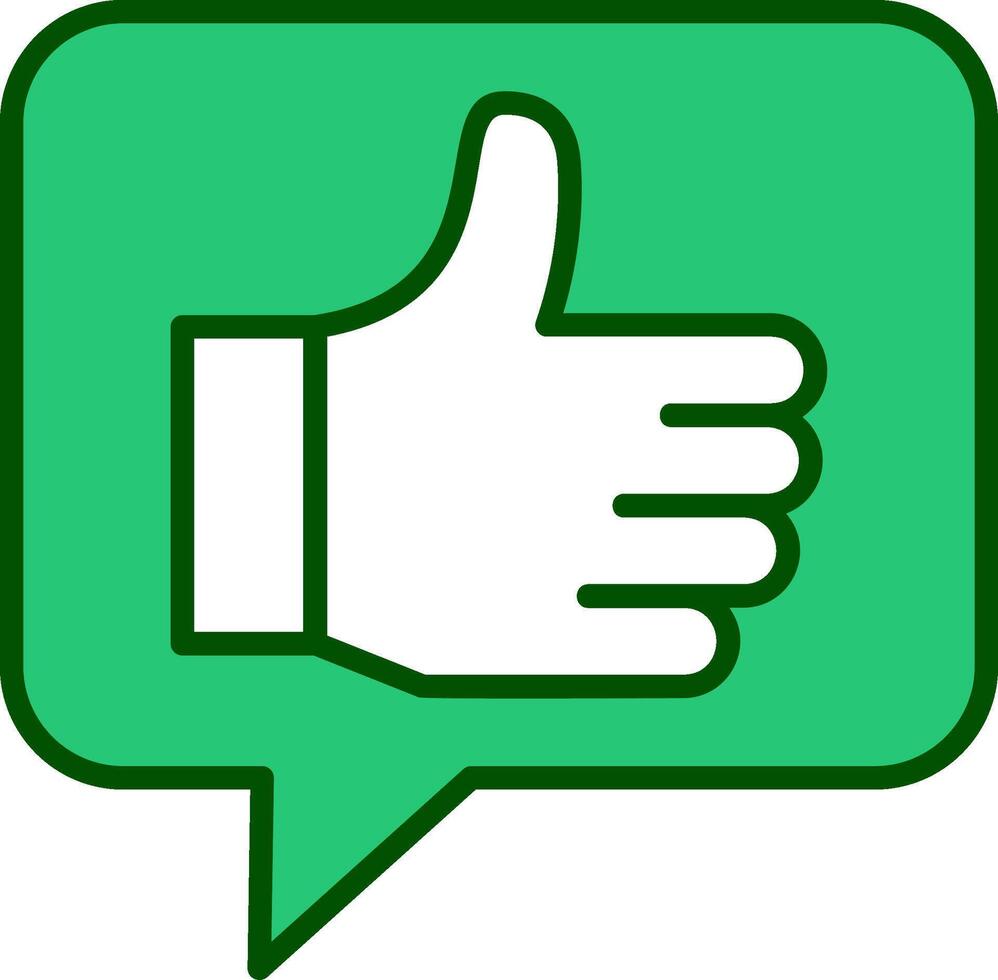 Thumbs Up Vector Icon