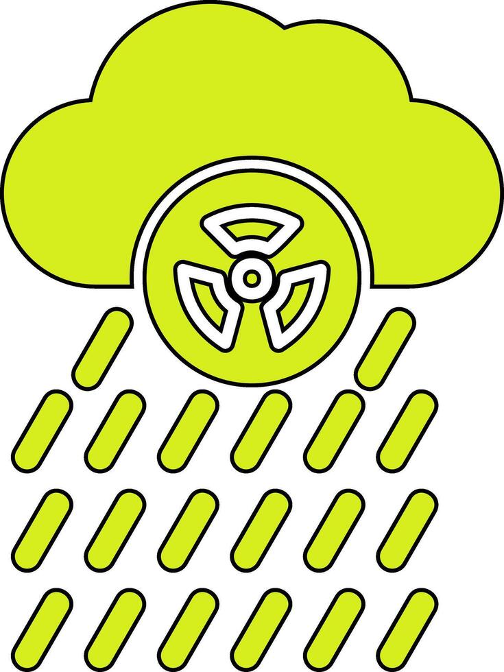 Acid Rain Vector Icon