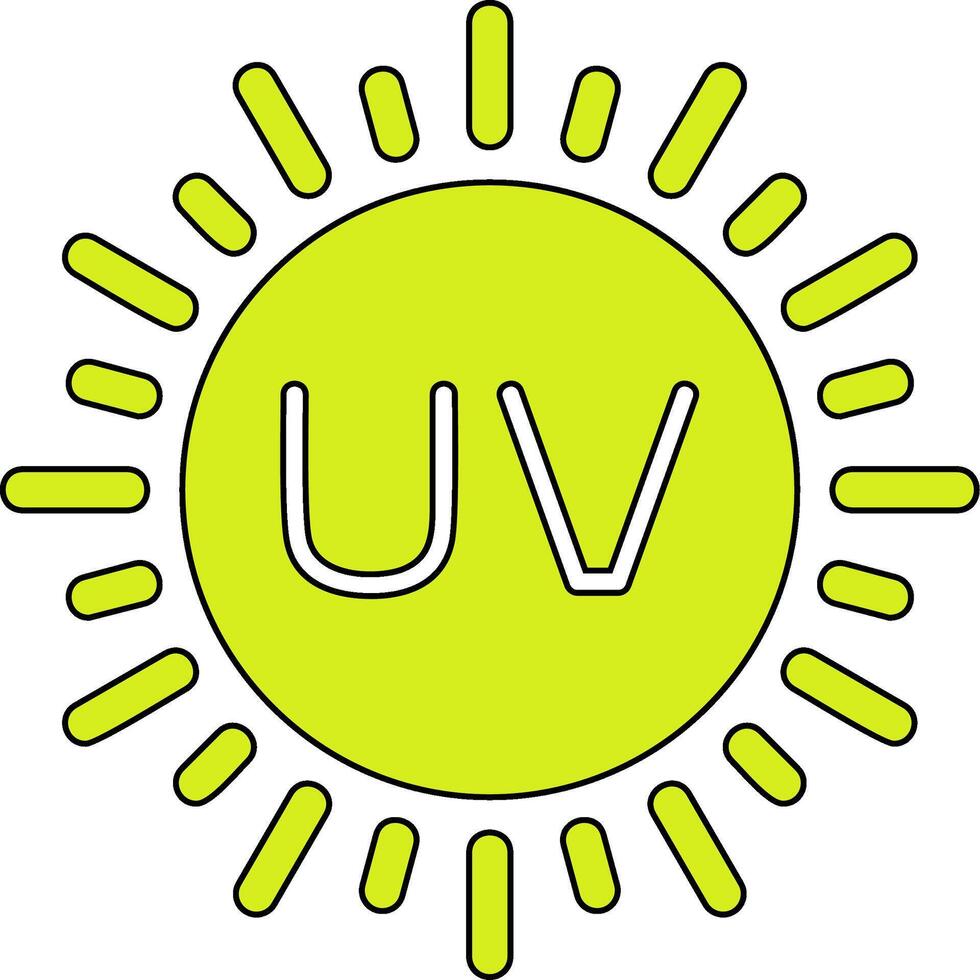 Ultravoilet Vector Icon