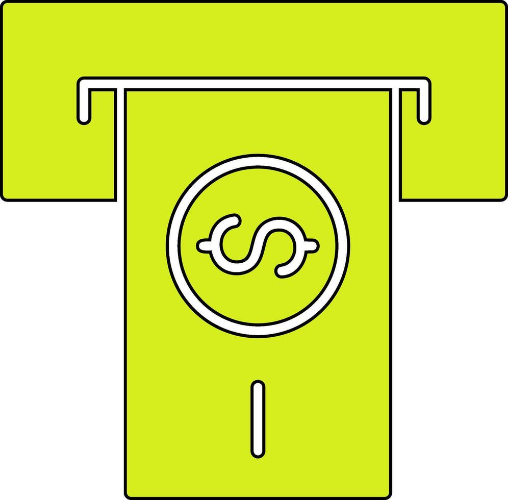Withdraw Money Vector Icon