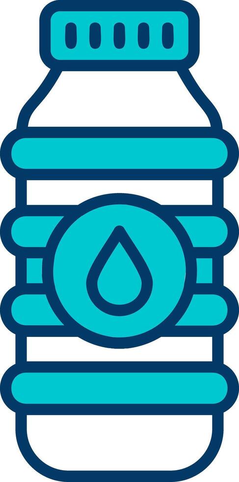 icono de vector de botella de agua