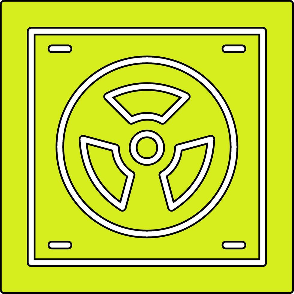 Radioactive Vector Icon