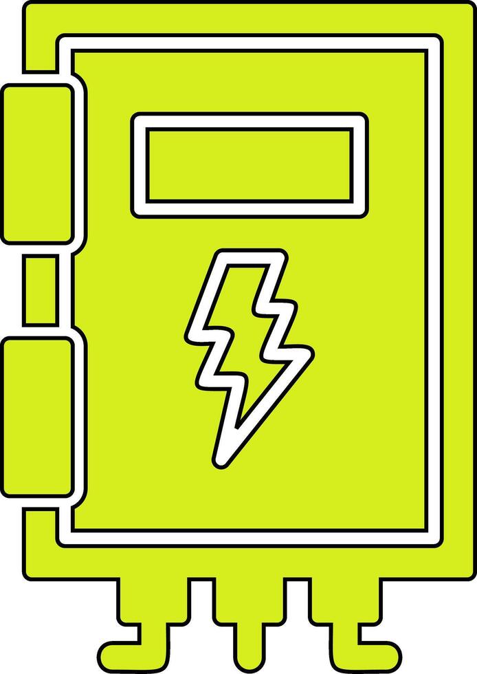 High Voltage Box Vector Icon