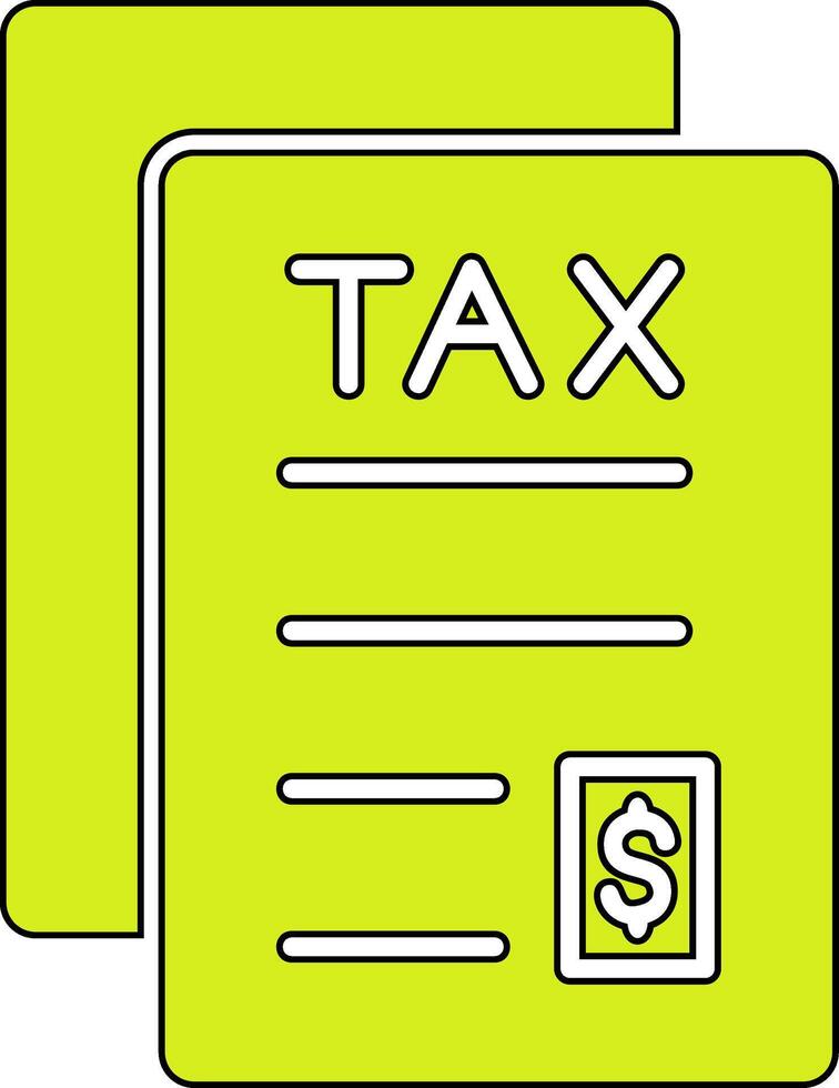 Tax File Vector Icon