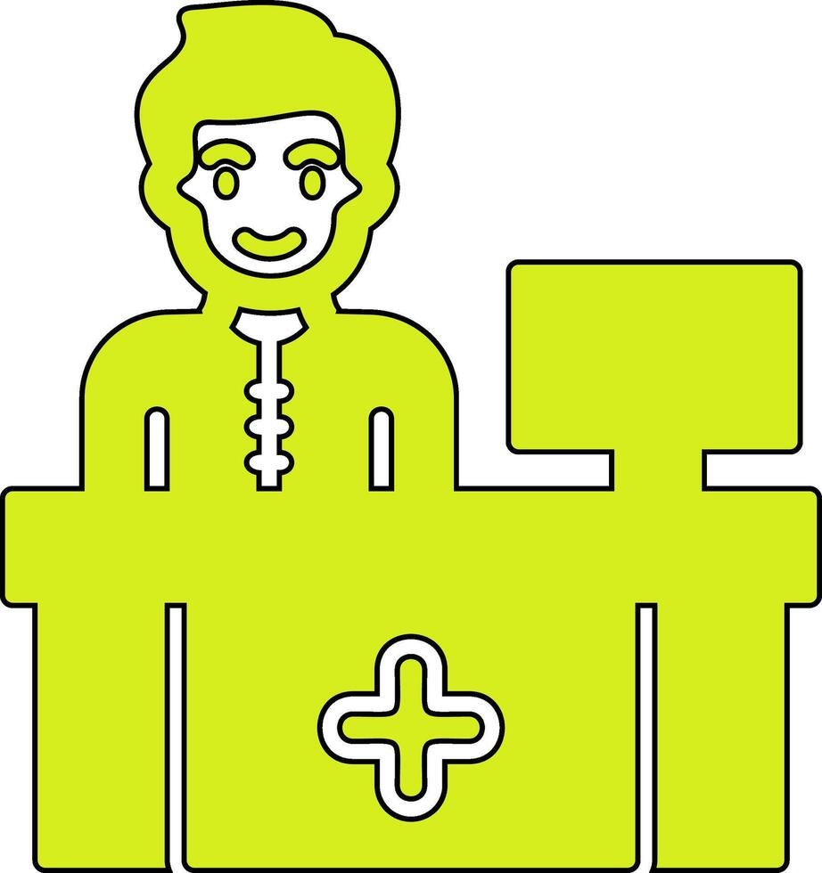 Receptionist Vector Icon