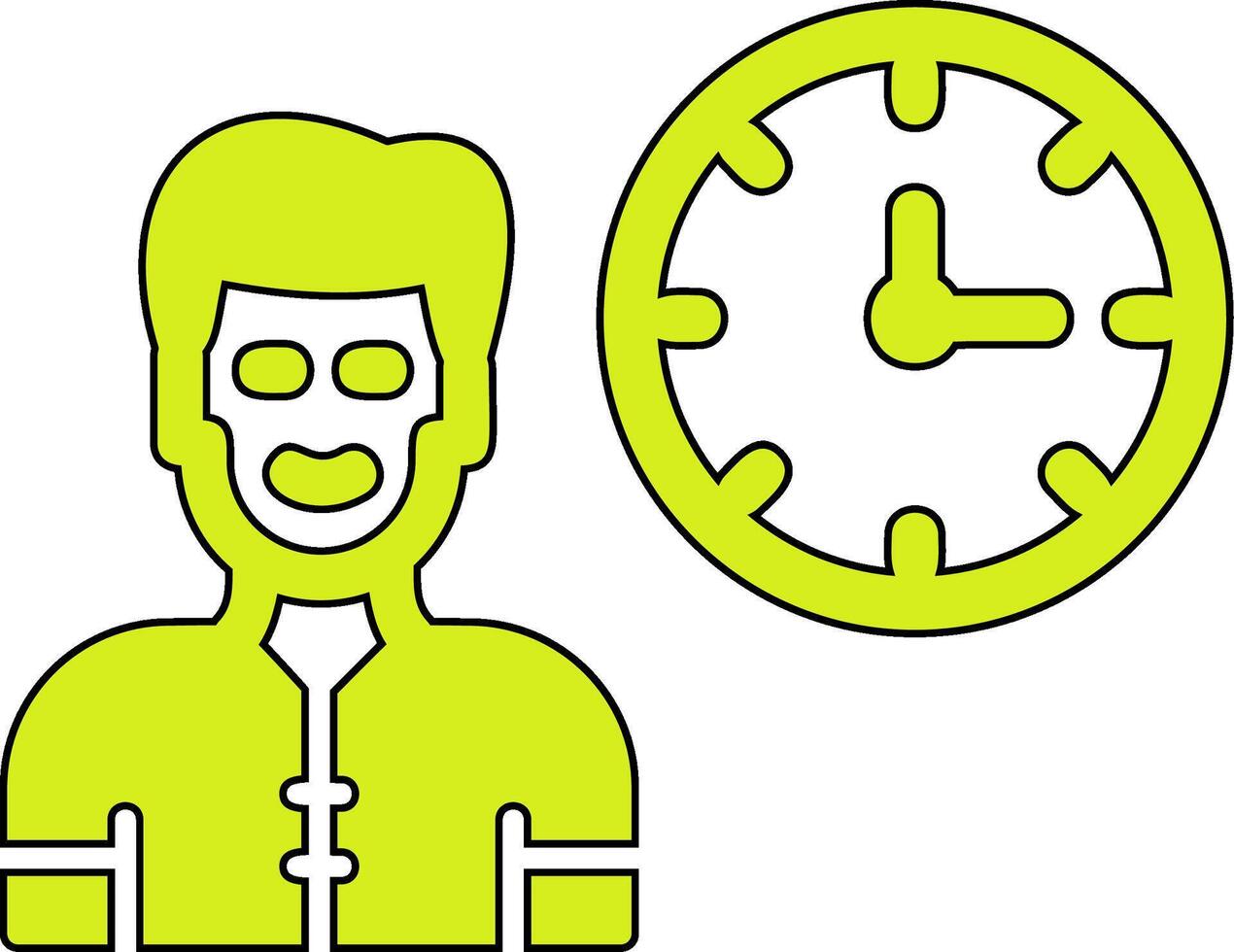 Work Time Vector Icon