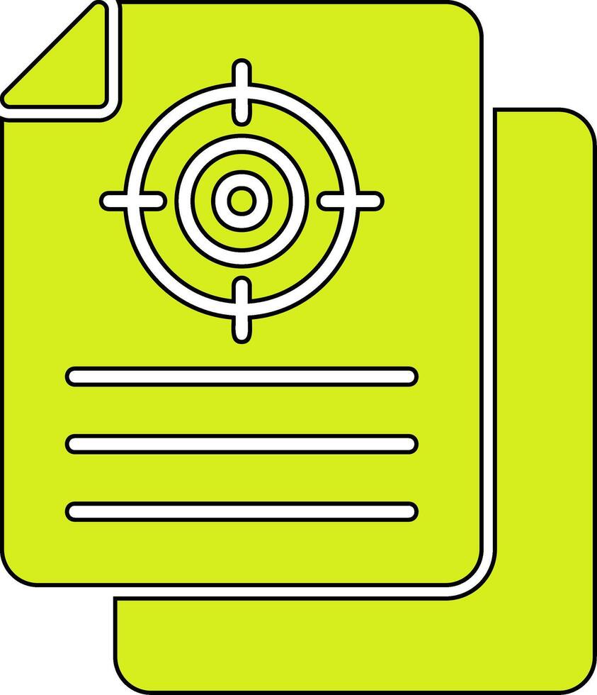 Objective Vector Icon