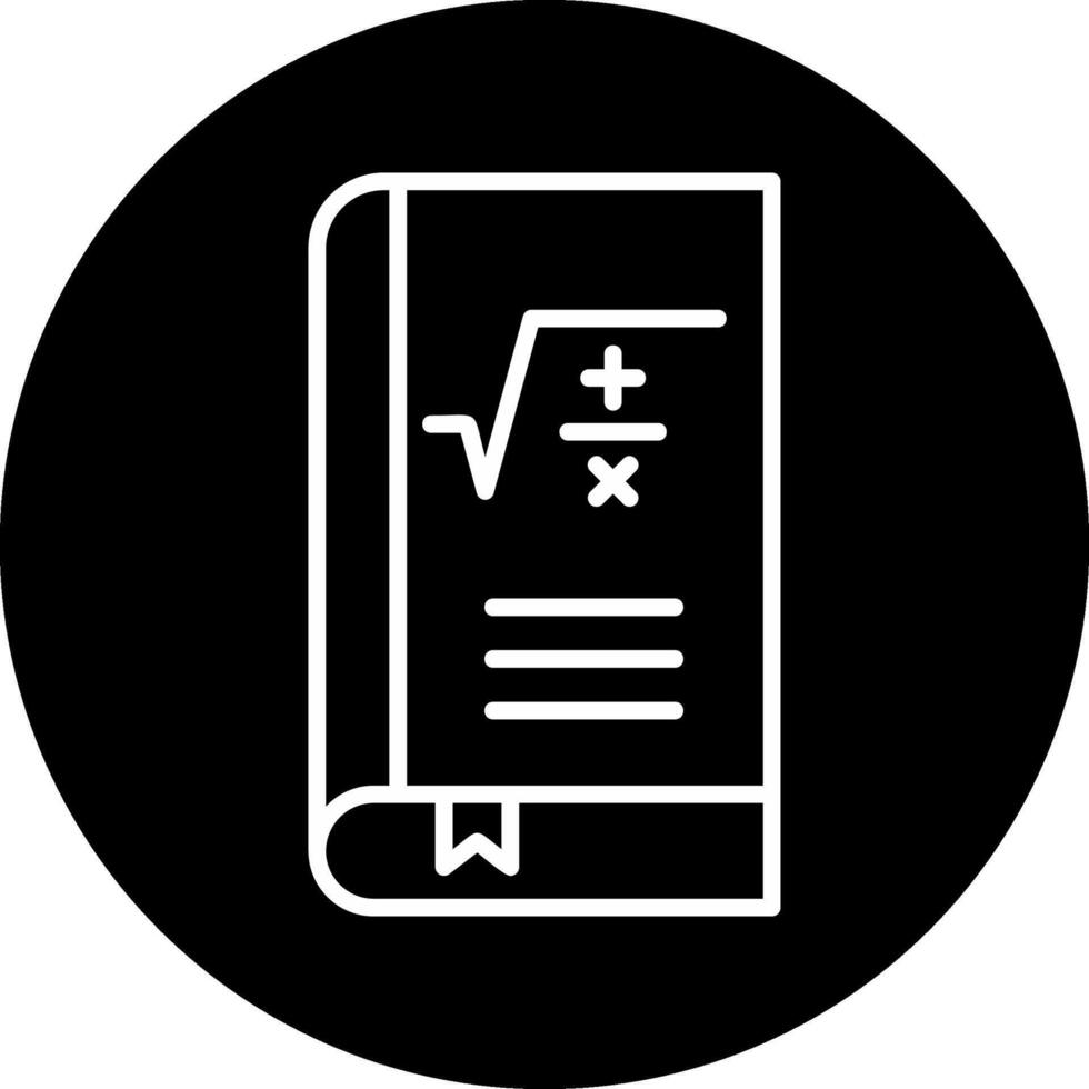 Maths Book Vector Icon