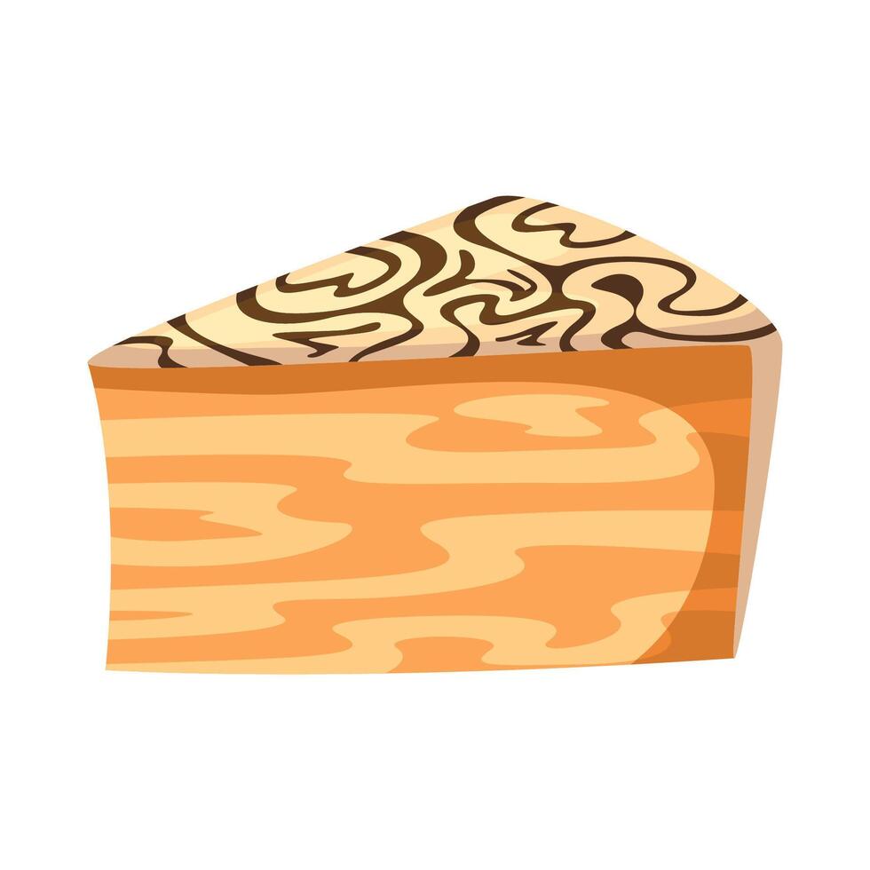 Sponge cake icon illustration. Vector design
