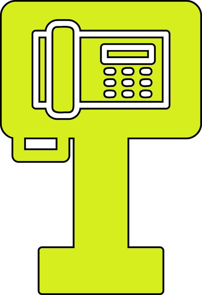 Public Phone Vector Icon