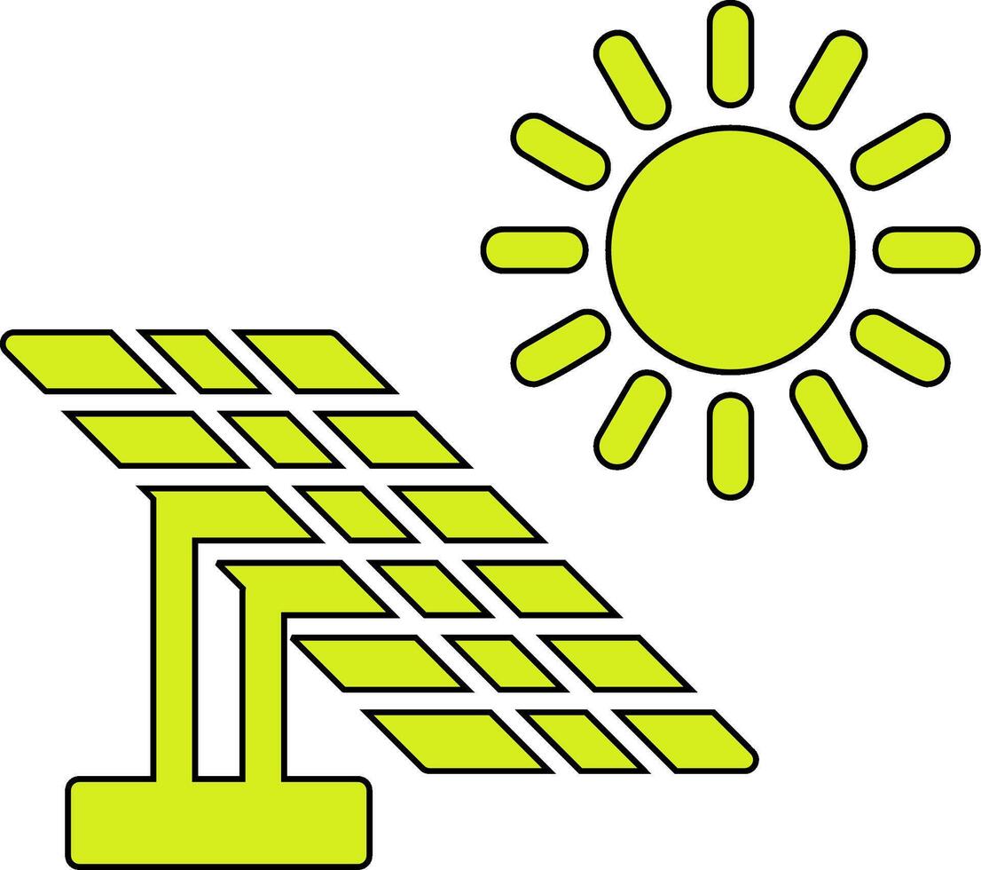 Solar Panel Vector Icon