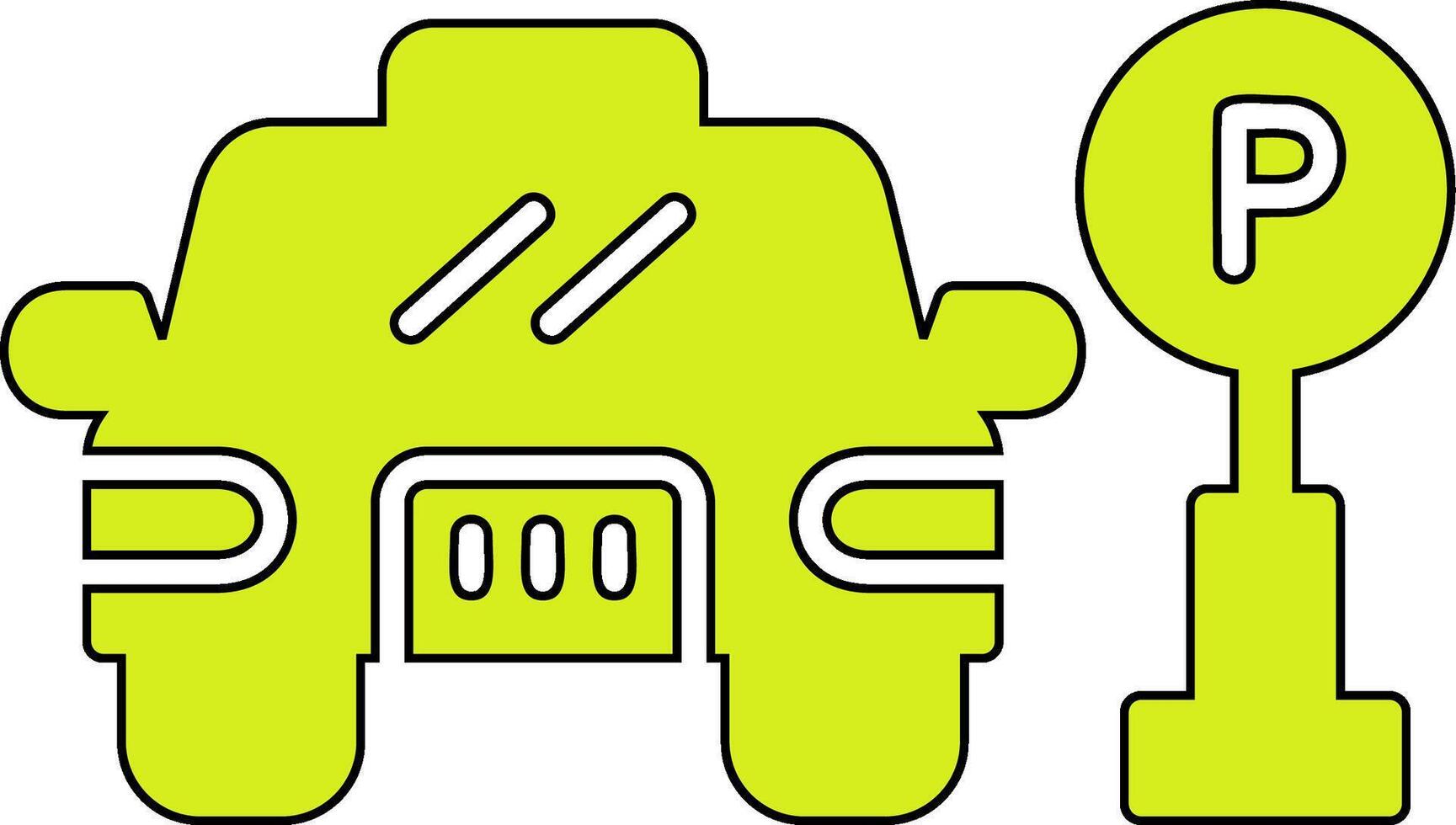 Parking Area Vector Icon