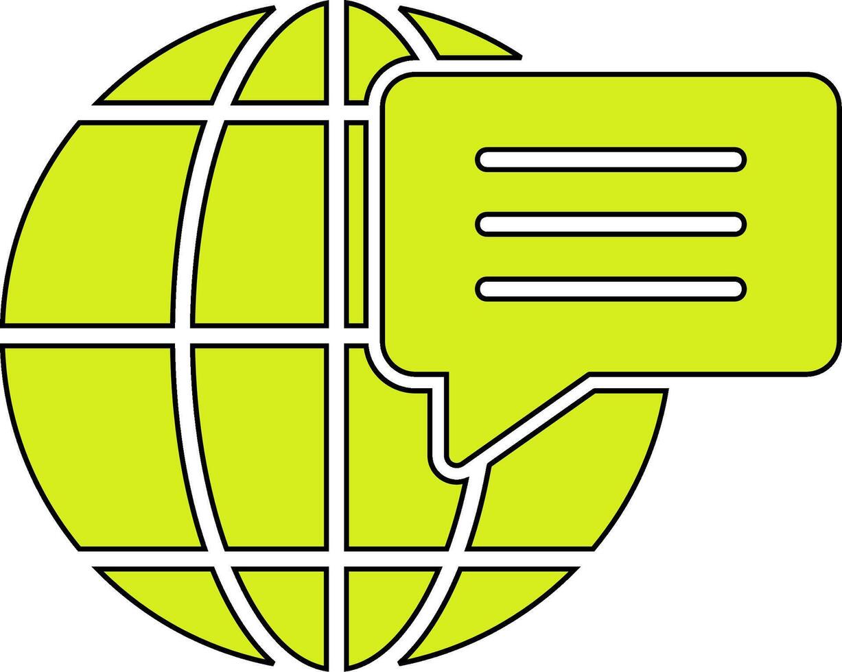 World Communication Vector Icon