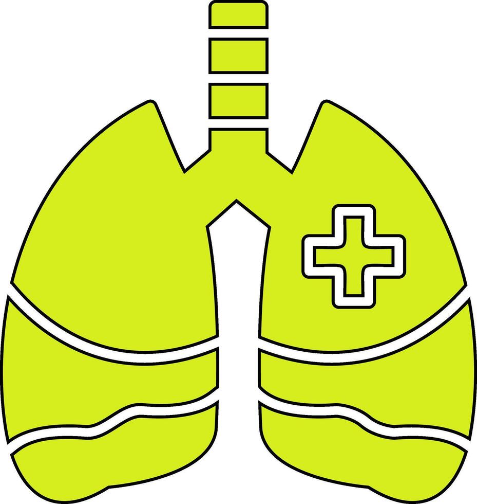 Lungs Vector Icon