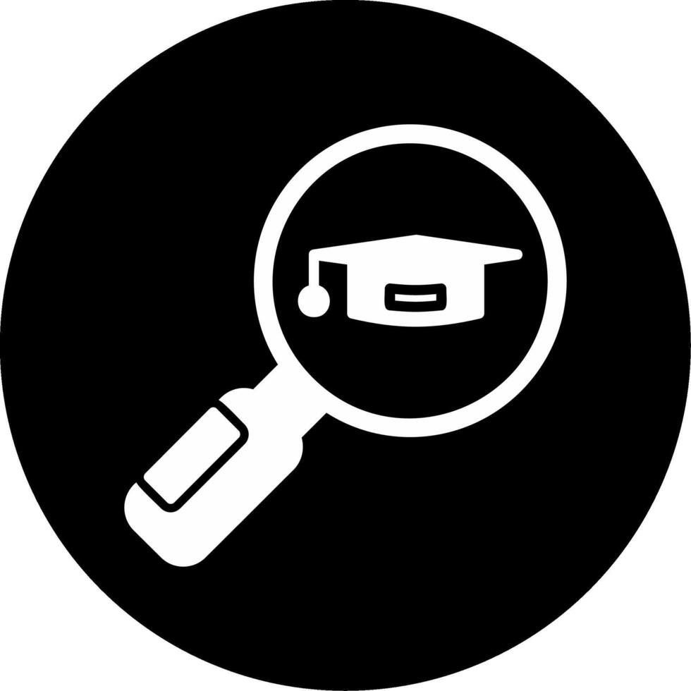 Search University Course Vector Icon