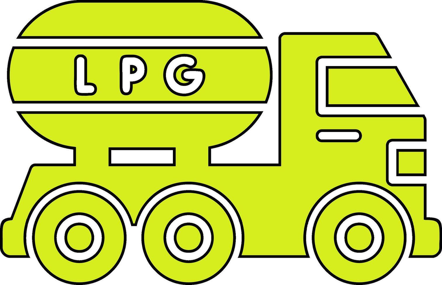 Gas Truck Vector Icon