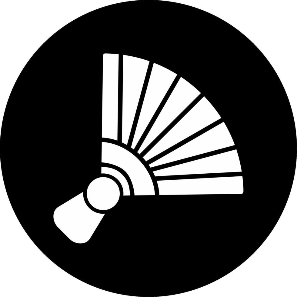 Chinese hand fan Vector Icon