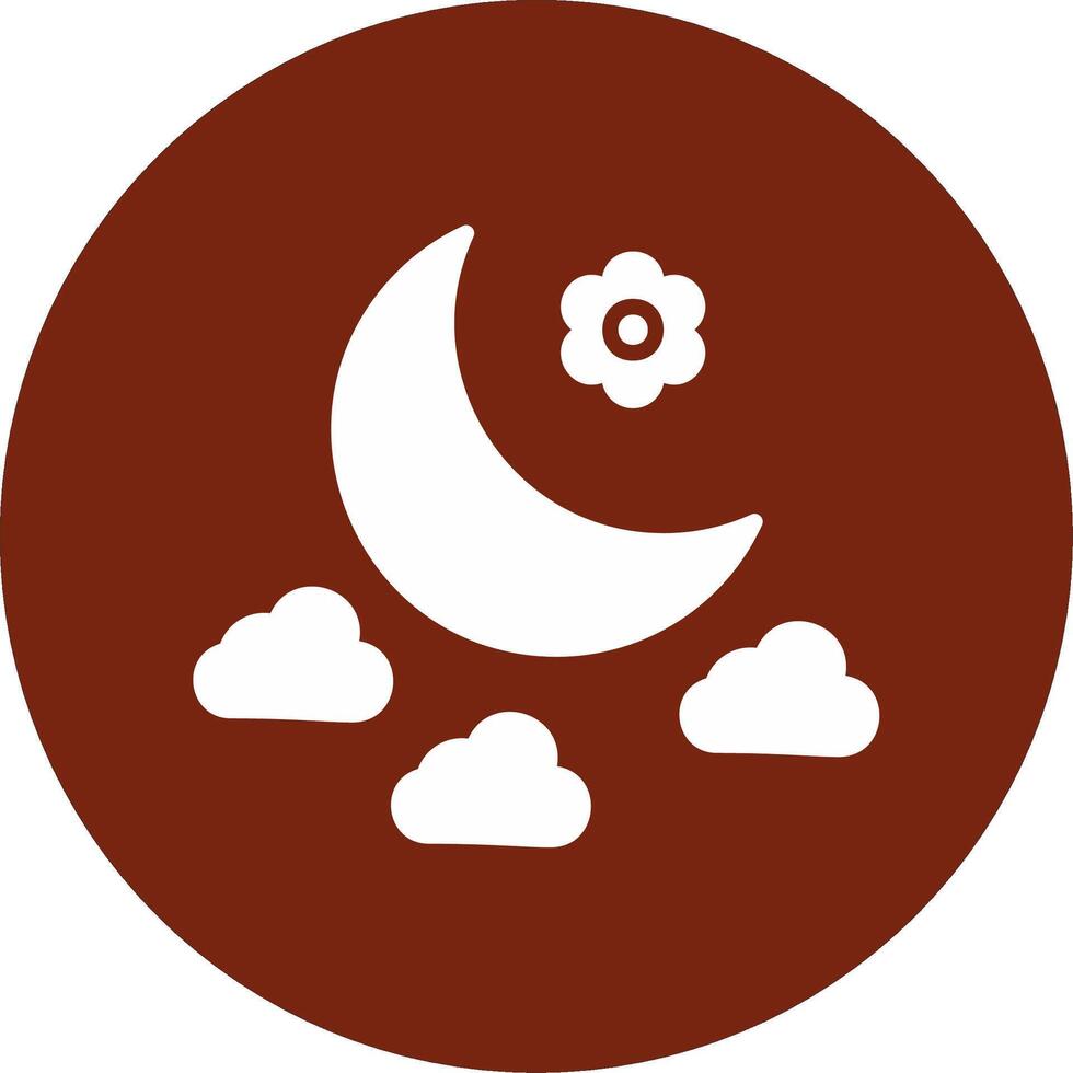 Moon Vector Icon
