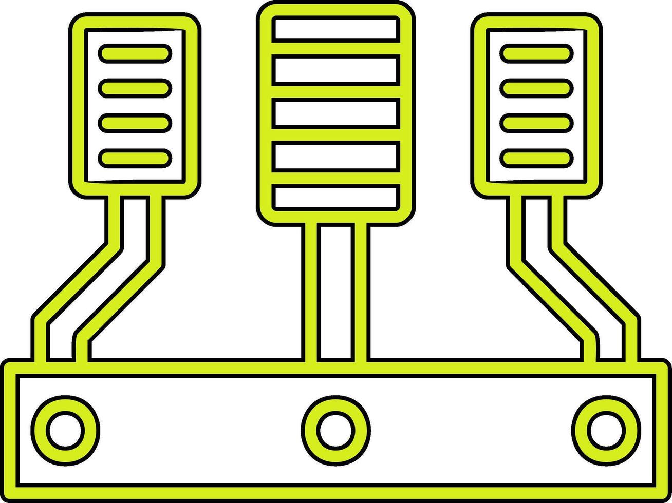 Car Accelerator Vector Icon