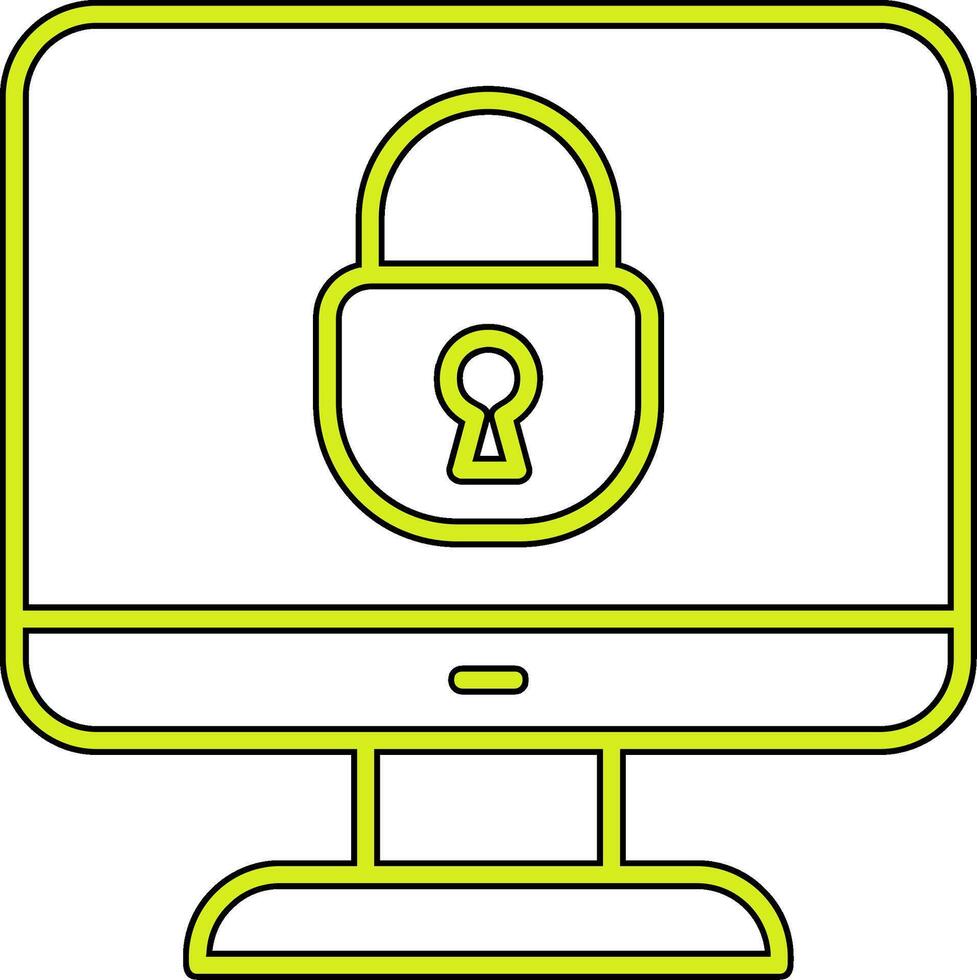 Lock Screen Vector Icon