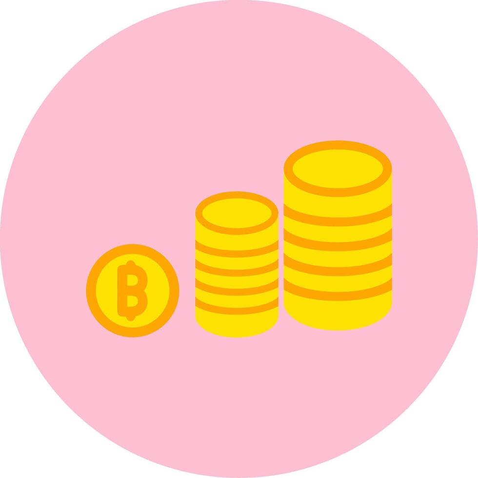 Bitcoins Vector Icon