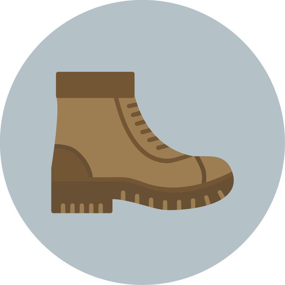 Military Boot Vector Icon