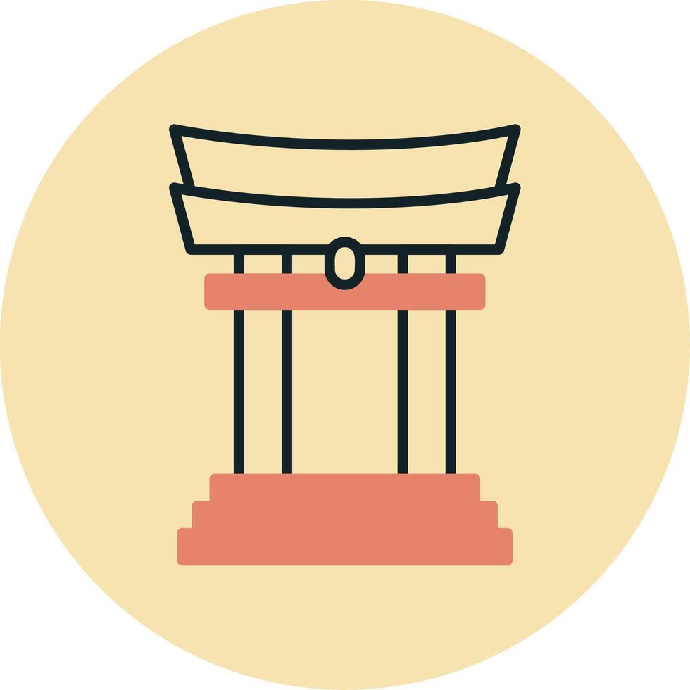 Torii Gate Vector Icon
