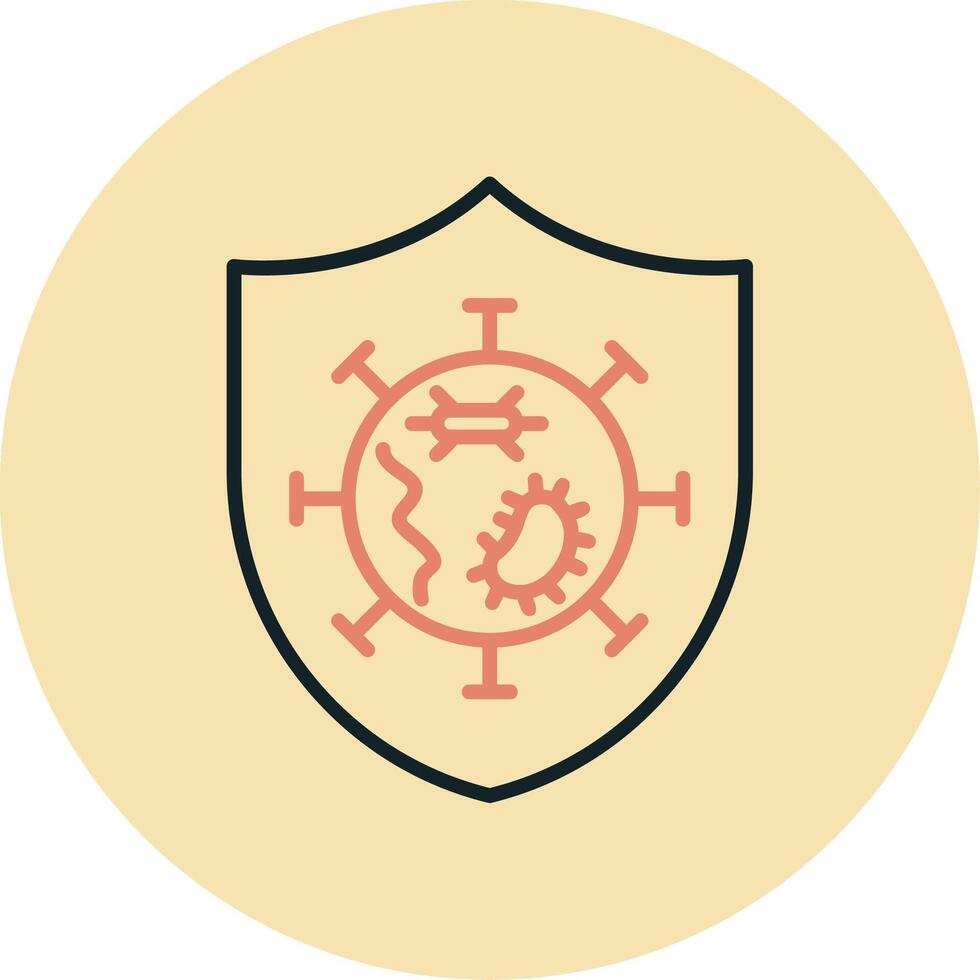 Germs Protected Vector Icon