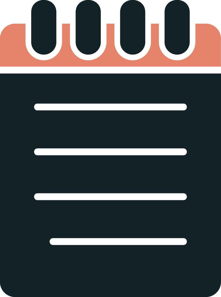 Notebook Vector Icon