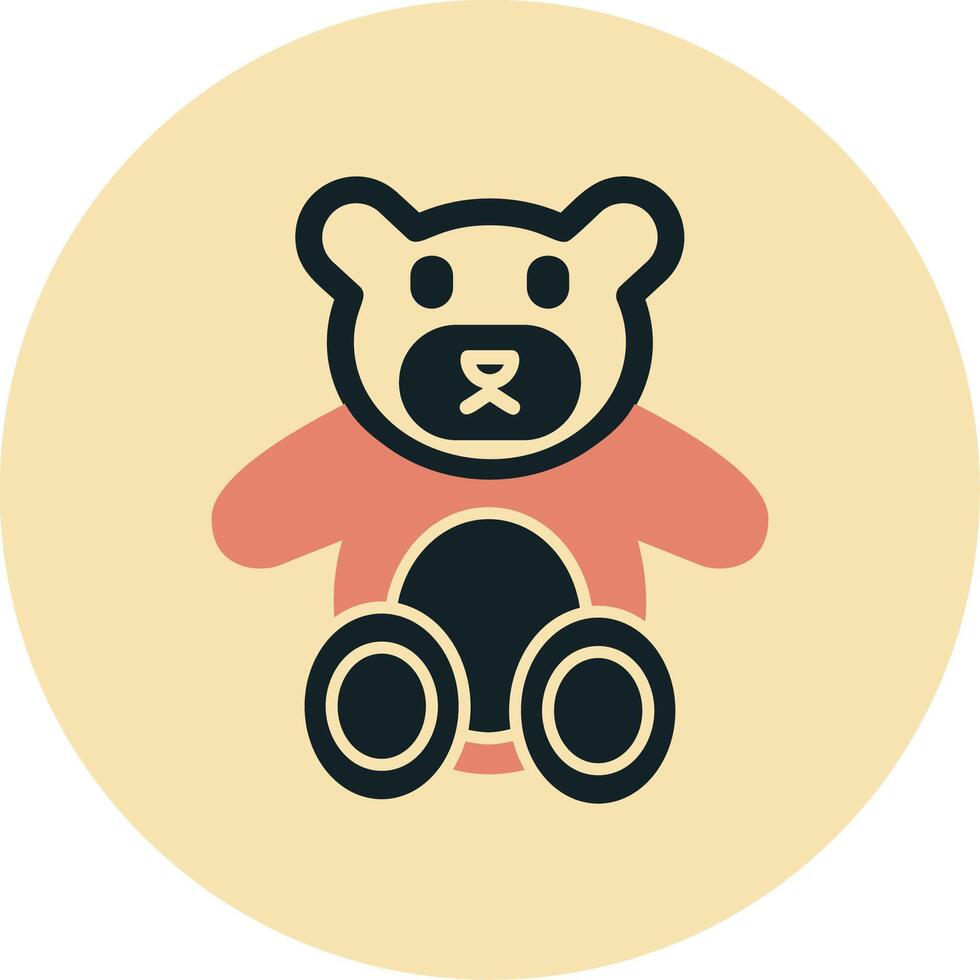 Teddy Bear Vector Icon