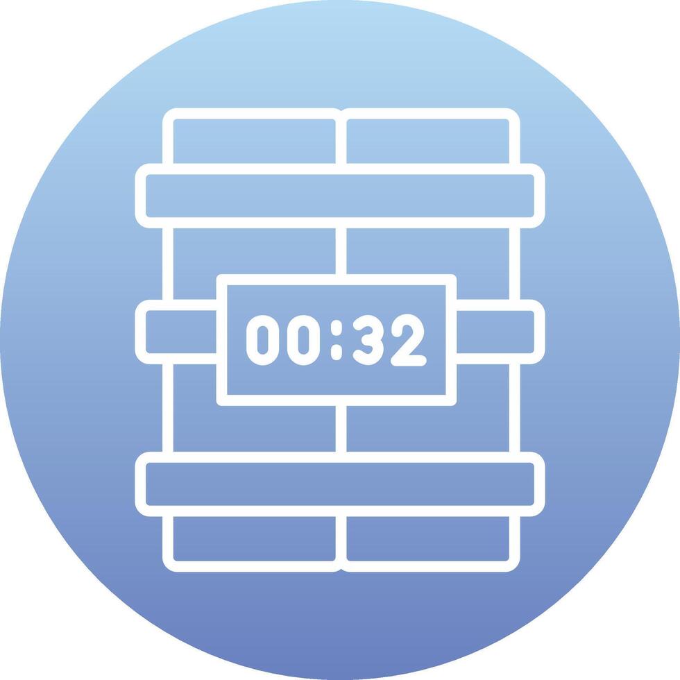 C4 Time Bomb Vector Icon