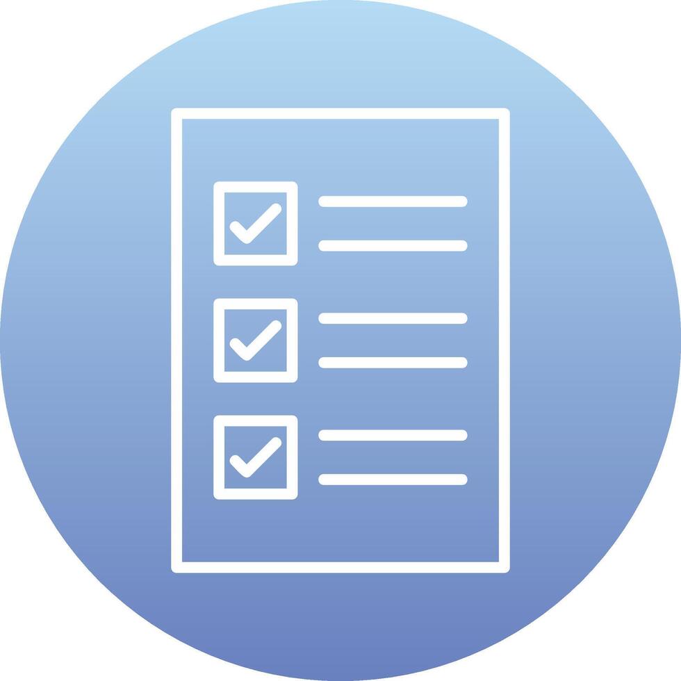 Check List Vector Icon