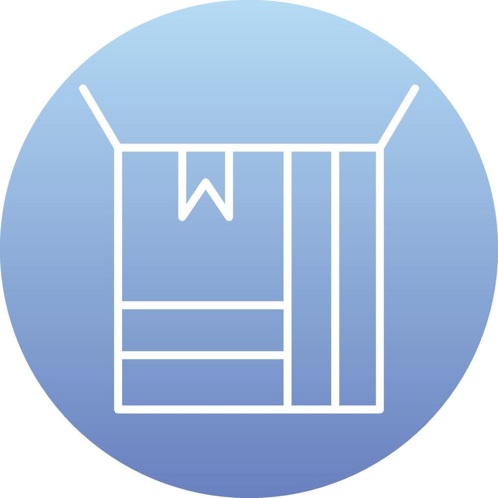 Open Box Vector Icon