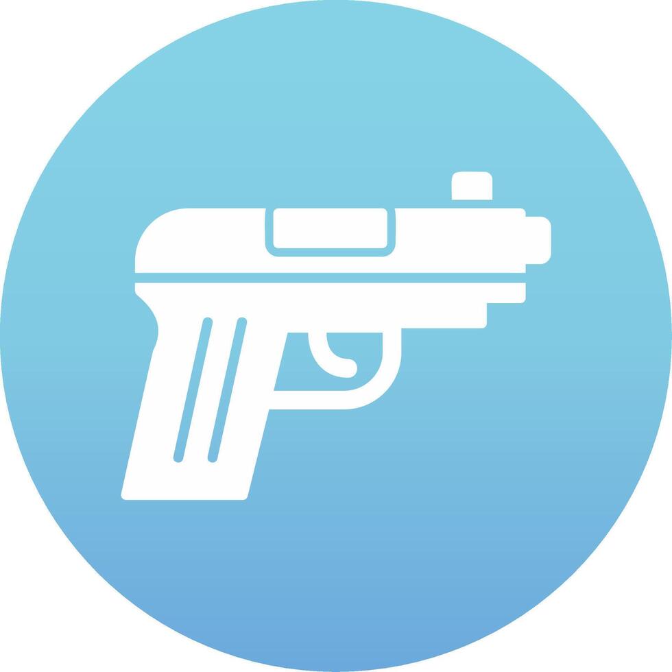 Pistol Gun Vector Icon