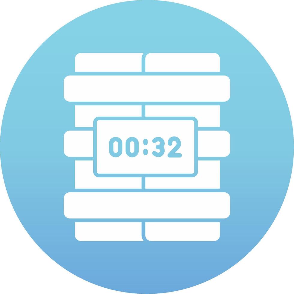 C4 Time Bomb Vector Icon