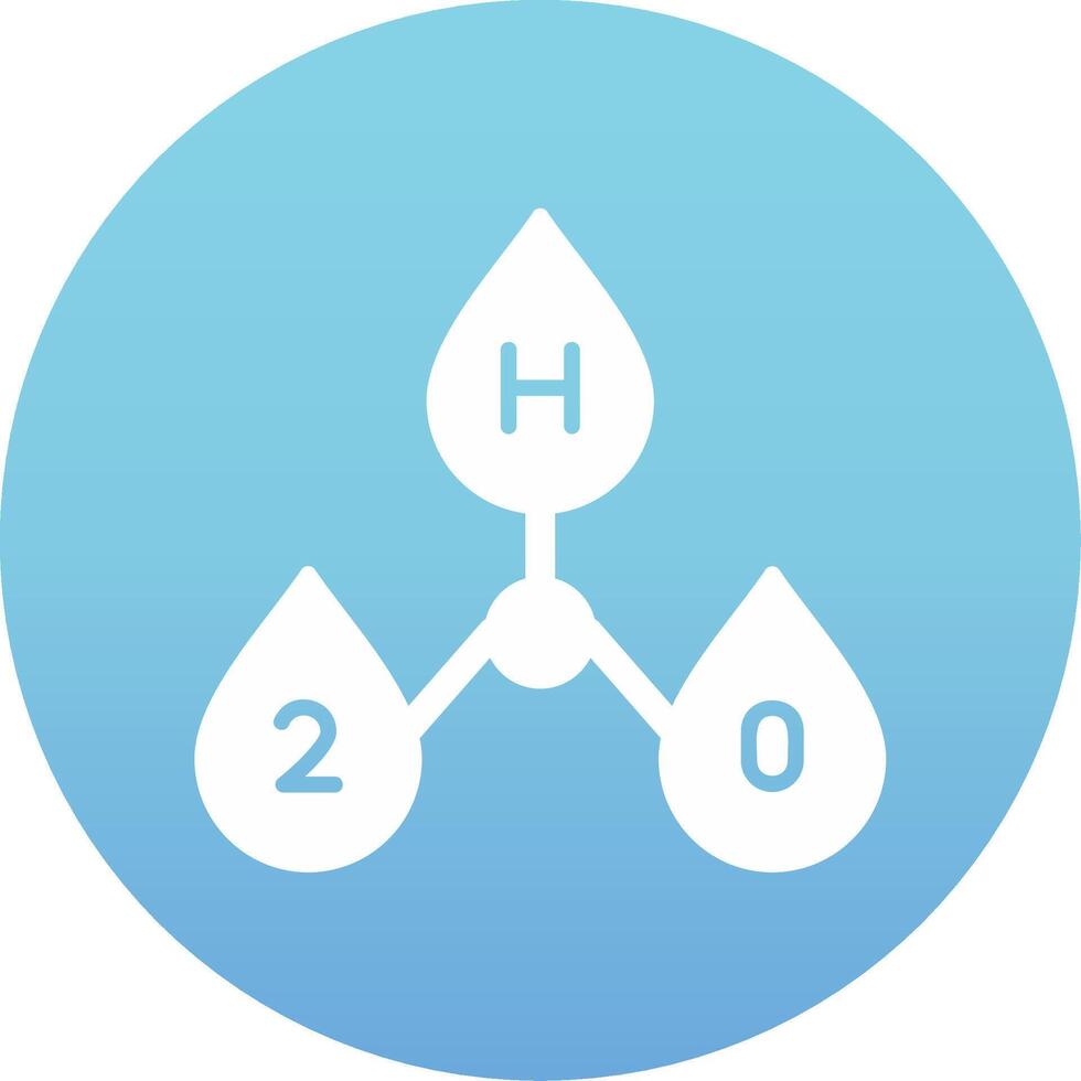 H2o Vector Icon