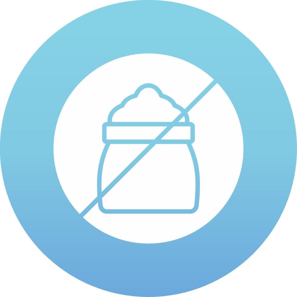 No Sugar Vector Icon