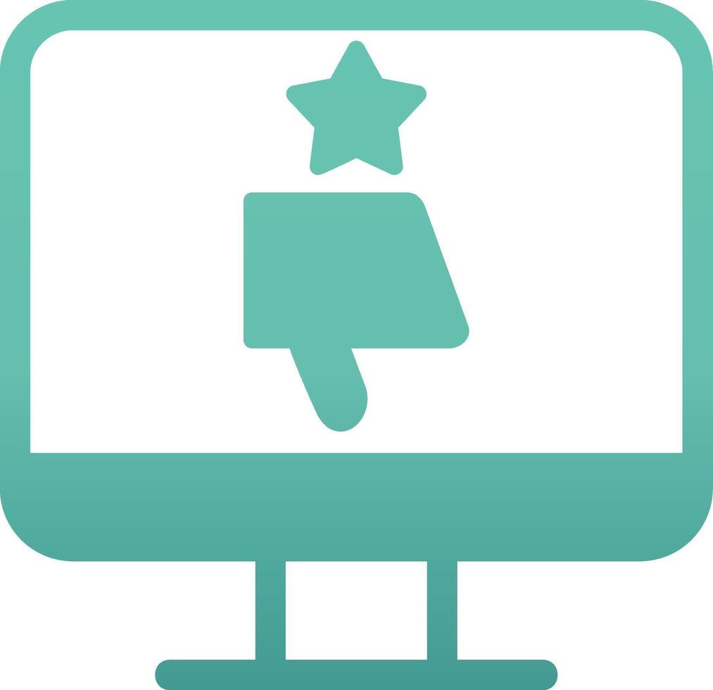 Bad Review Vector Icon