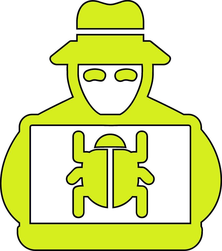 Hacker Vector Icon