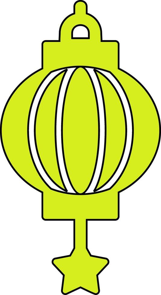Chinese Lantern Vector Icon