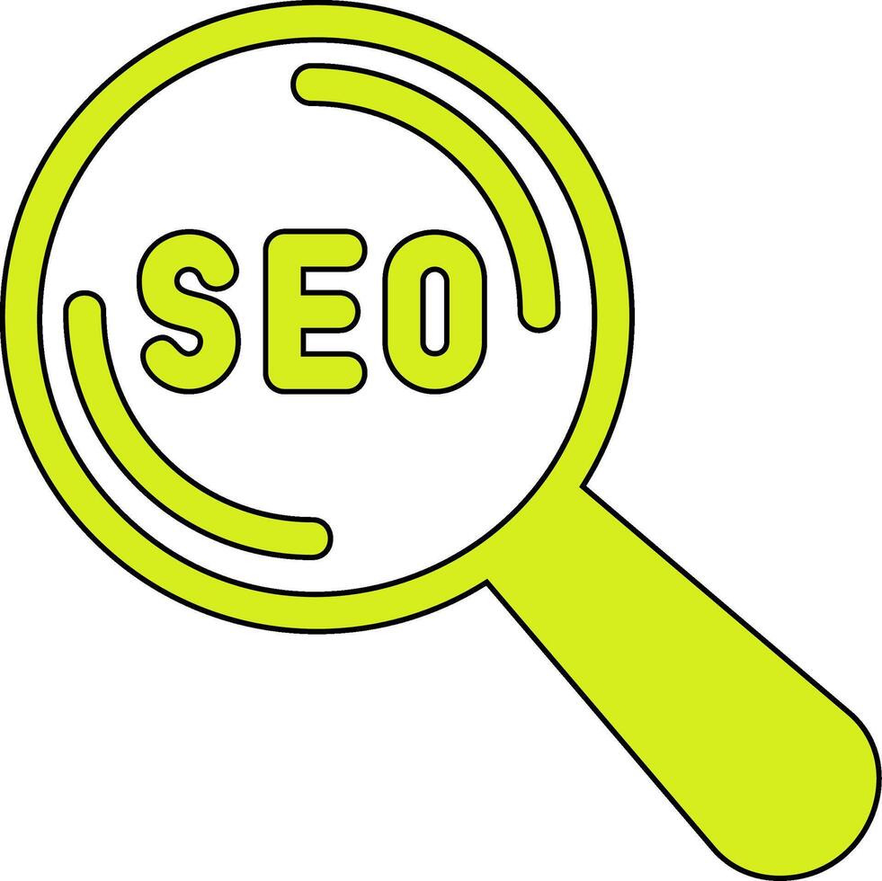 icono de vector de seo