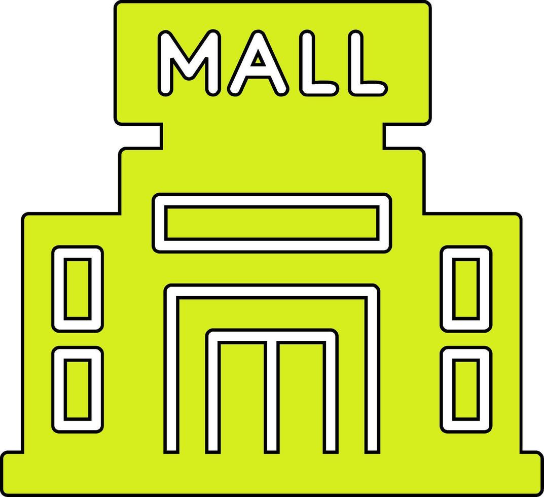 icono de vector de centro comercial